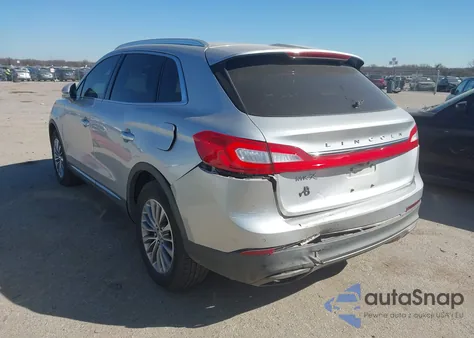 2017 Lincoln Mkx Select z USA, uszkodzony, nr VIN 2LMPJ6KR6HBL49295